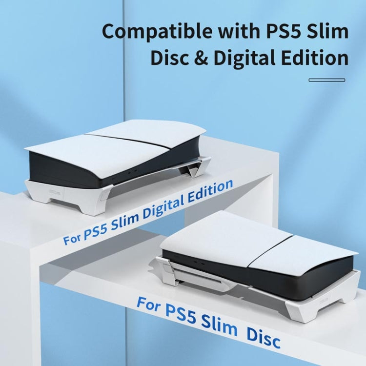 For PS5 Slim STARTRC GAMES Base Horizontal Placement Bracket Game Console Horizontal Fixed Cooling Base