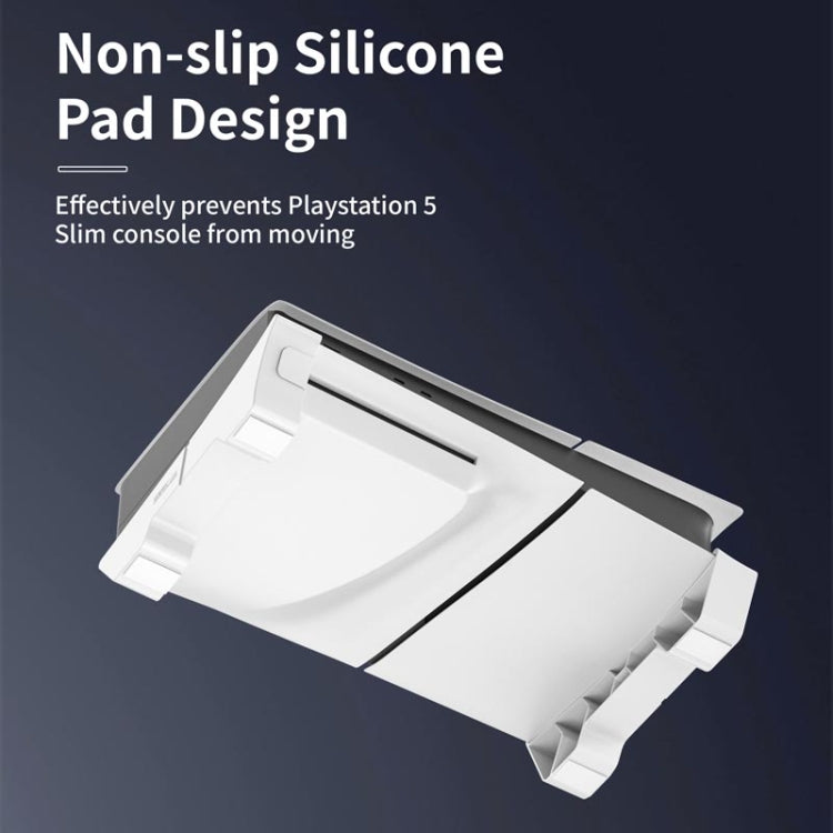 For PS5 Slim STARTRC GAMES Base Horizontal Placement Bracket Game Console Horizontal Fixed Cooling Base