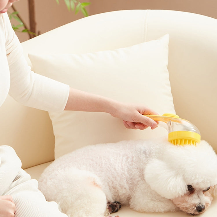 Long Handle Pet Bathing Brush Silicone Dogs Cats Cleaning Massage Brush Grooming Comb