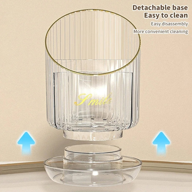 Large Capacity Rotating Makeup Brush Holder Cosmetic Organizer Lipstick Eyebrow Pencil Holder