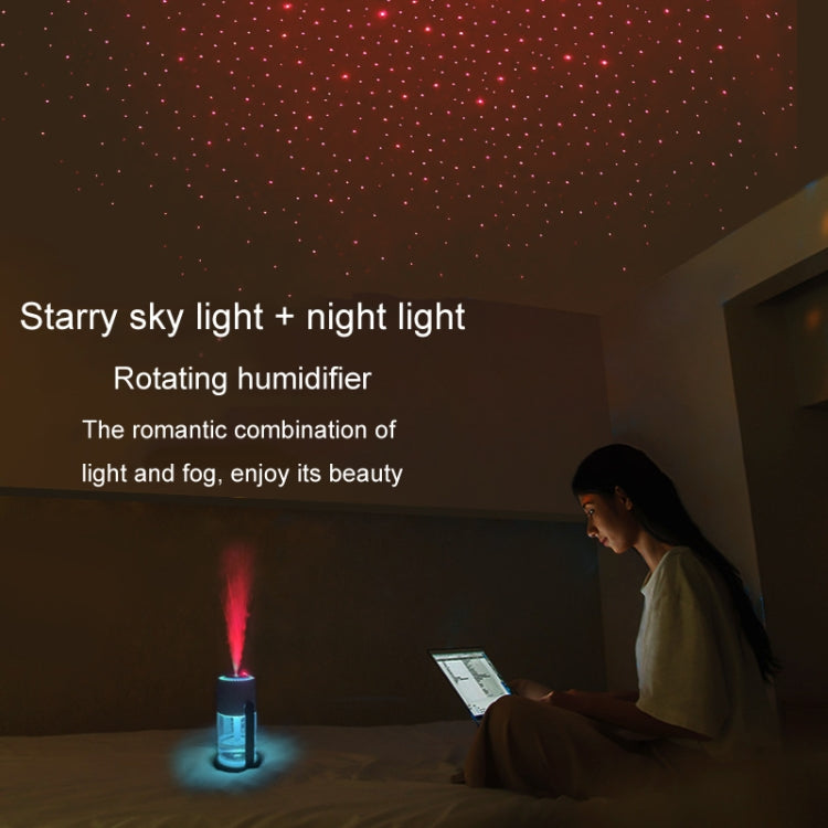 280ml Star Projection Light Humidifier USB Car Diffuser Humidifier Household Hydrating Atomizer
