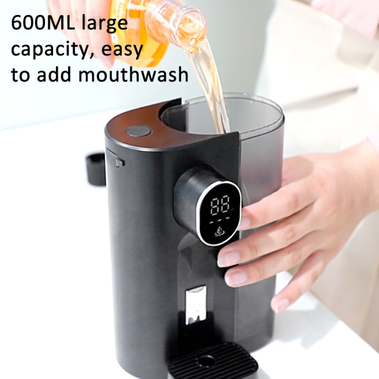 600ml Automatic Mouthwash Dispenser 4 Levels Quantitative with 2 Cups
