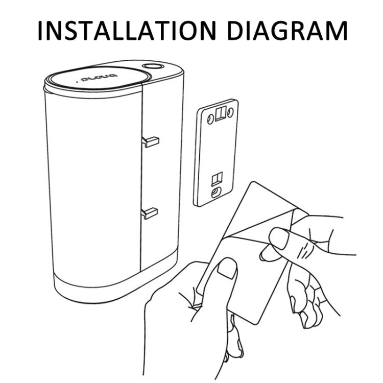 600ml Automatic Mouthwash Dispenser 4 Levels Quantitative with 2 Cups