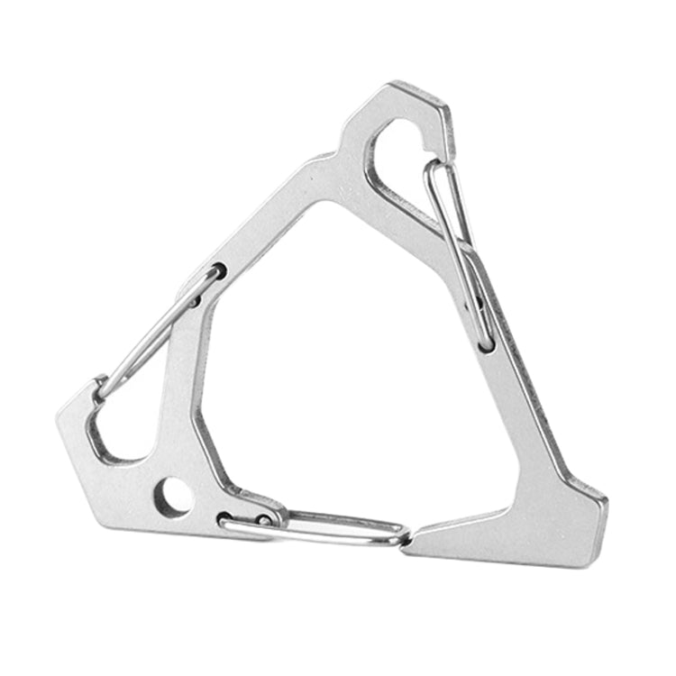 Outdoor Stainless Steel Hanging Buckle Multi-functional Portable Triangle Hook Multi-Hook Carabiner