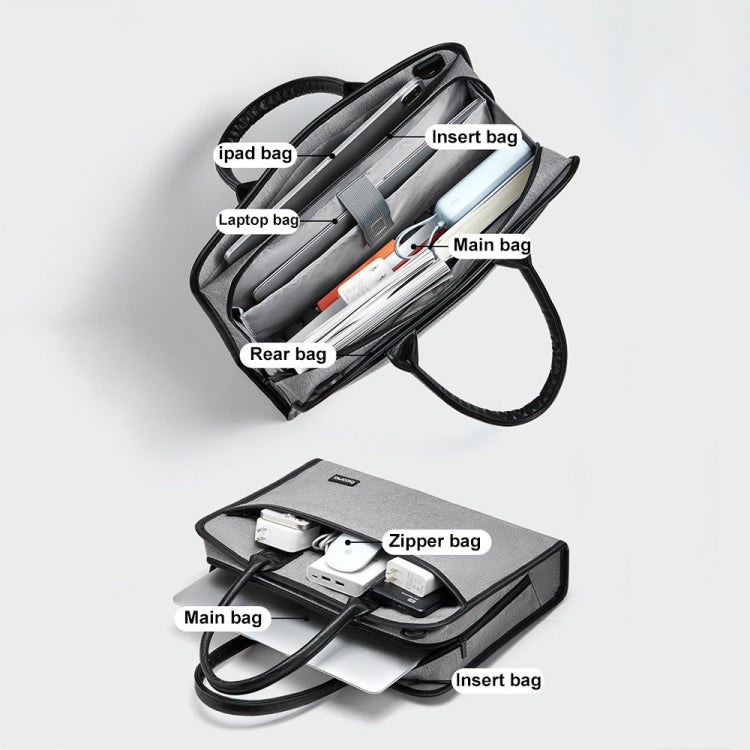 Baona BN-I009 14-inch Large-capacity Shock-absorbing And Wear-resistant Laptop Bag