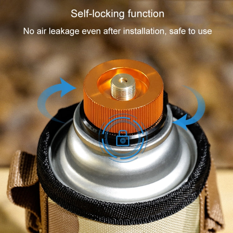 Outdoor Camping Gas Cylinder Adapter Stove Connector Closed Snap Gas Canister Converter