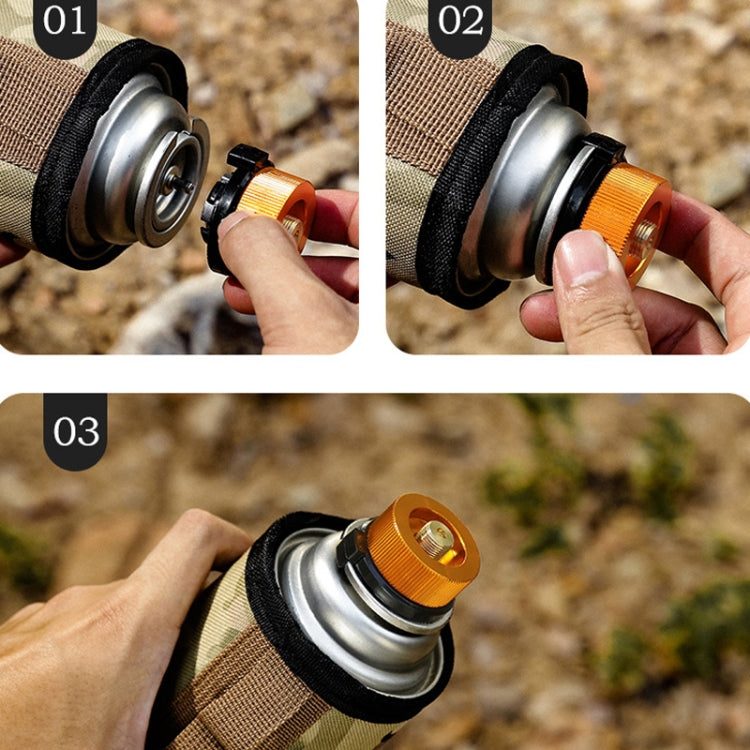 Outdoor Camping Gas Cylinder Adapter Stove Connector Closed Snap Gas Canister Converter