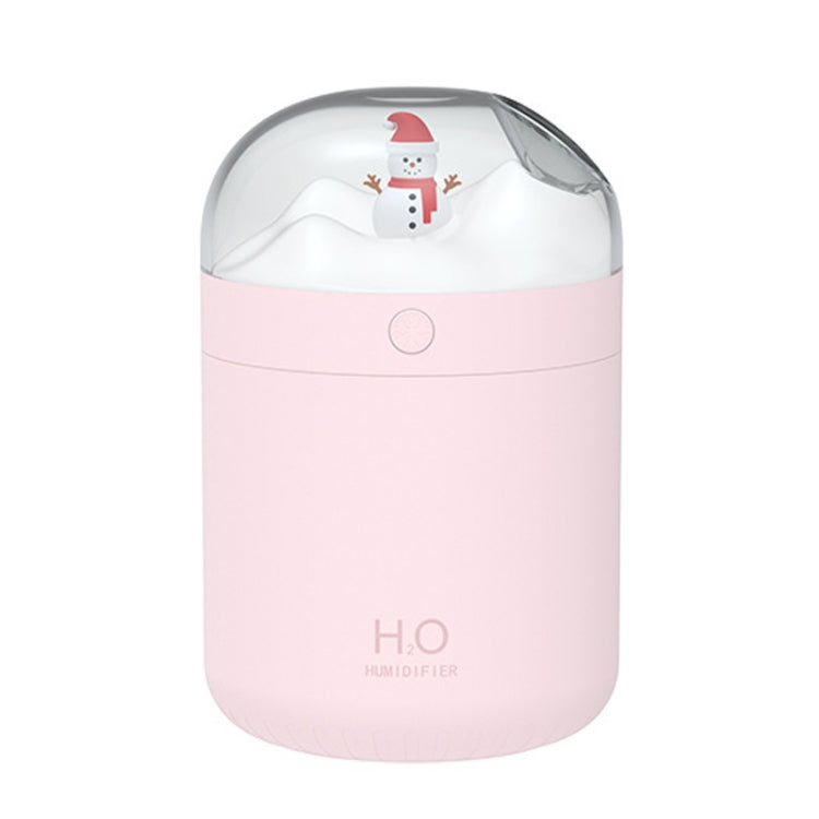 500ml Snowman Humidifier USB Desktop Large Capacity Colorful Ambient Light Air Humidifier