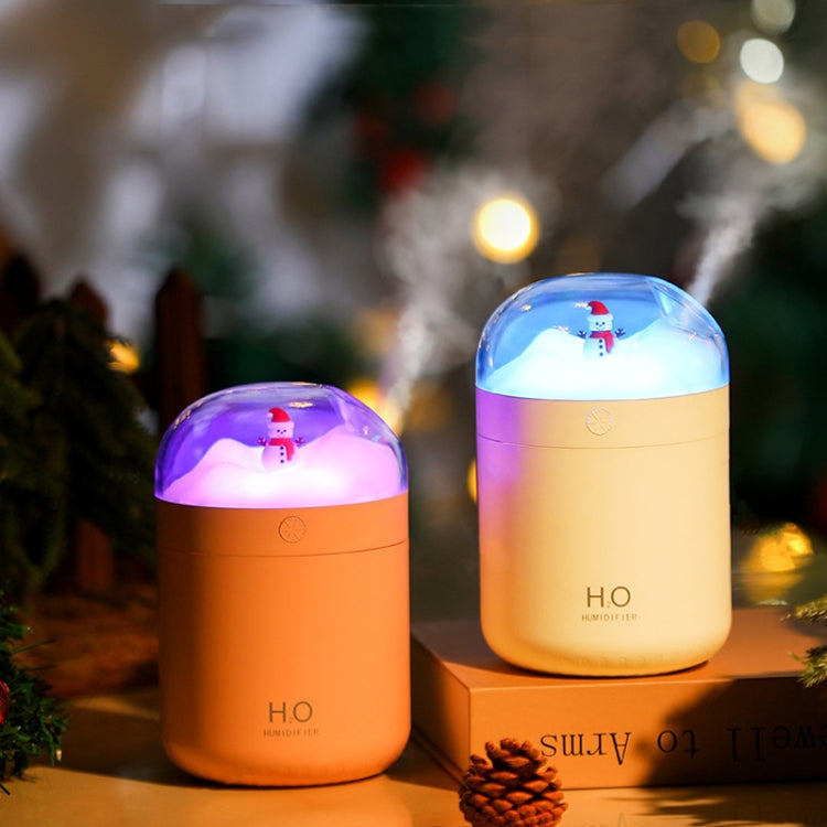500ml Snowman Humidifier USB Desktop Large Capacity Colorful Ambient Light Air Humidifier