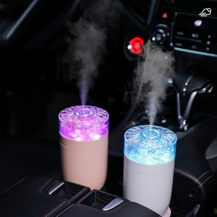 230ml Flower Air Humidifier USB Home Car Aroma Humidifier With Colorful Ambient Light