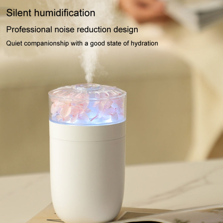 230ml Flower Air Humidifier USB Home Car Aroma Humidifier With Colorful Ambient Light