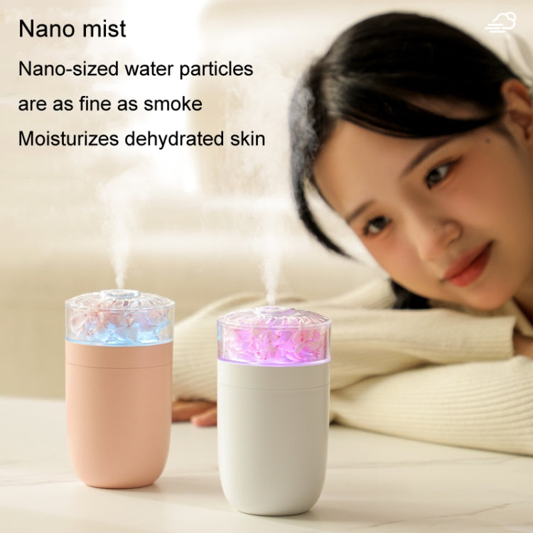 230ml Flower Air Humidifier USB Home Car Aroma Humidifier With Colorful Ambient Light