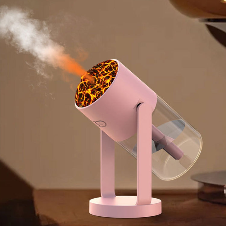 280ml Volcano Cup Rotating Air Humidifier Mini Colorful Ambient Light Car Aroma Diffuser