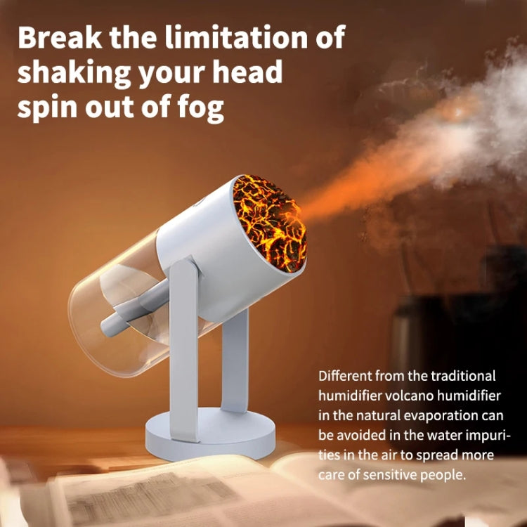 280ml Volcano Cup Rotating Air Humidifier Mini Colorful Ambient Light Car Aroma Diffuser