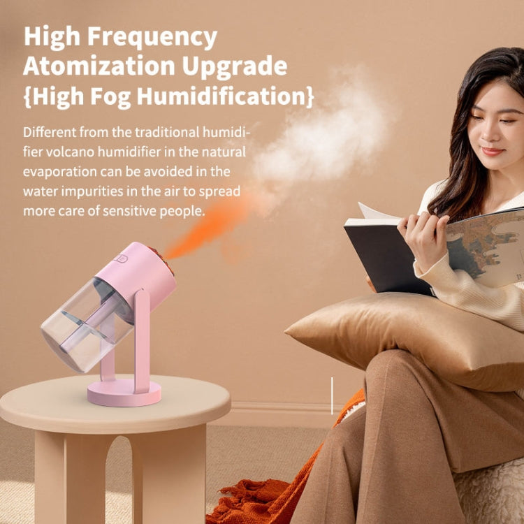 280ml Volcano Cup Rotating Air Humidifier Mini Colorful Ambient Light Car Aroma Diffuser
