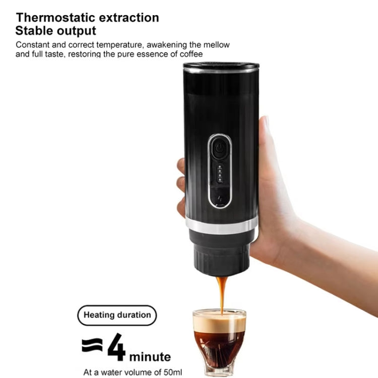 3 In 1 Automatic Wireless Italian Capsule Coffee Machine Portable Rechargeable Heating Coffee Maker