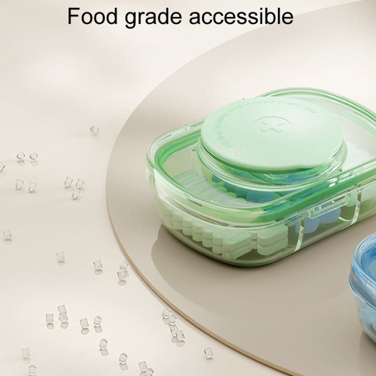 Portable Compartment Sealed Medicine Organizer Large Capacity Pill Dispenser