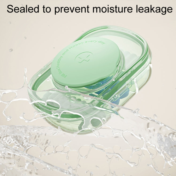 Portable Compartment Sealed Medicine Organizer Large Capacity Pill Dispenser