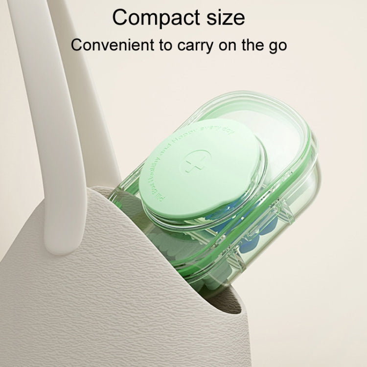 Portable Compartment Sealed Medicine Organizer Large Capacity Pill Dispenser