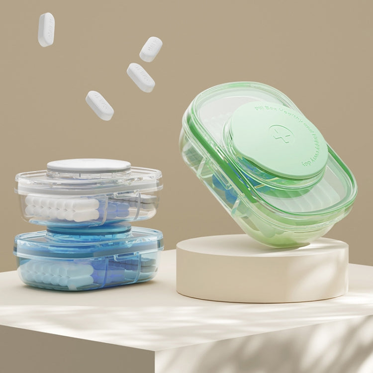 Portable Compartment Sealed Medicine Organizer Large Capacity Pill Dispenser