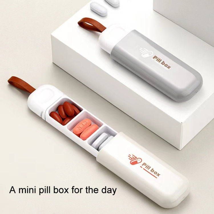 Portable Mini 3 Grids Pill Box Travel Sealed Moisture-proof Medicine Dispenser Pill Storage Box