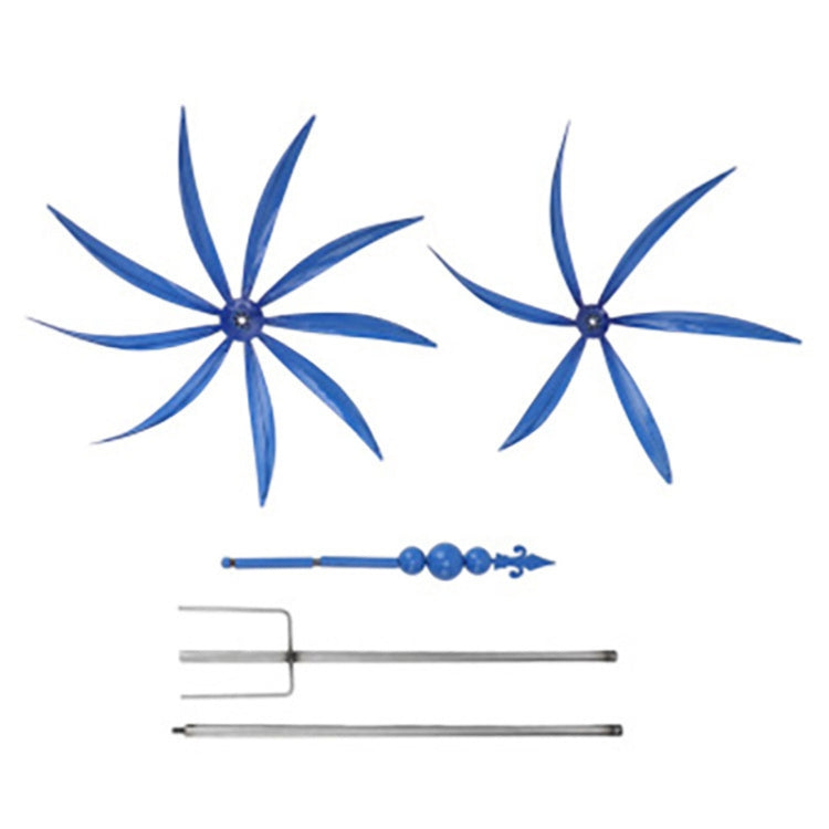 Metal Iron Windmill Crafts Outdoor Gardening Decorative Ground Planter