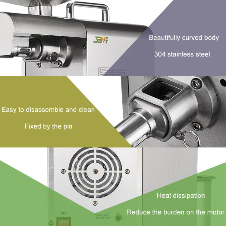 Household Small Automatic Stainless Steel Hot And Cold Oil Press Machine