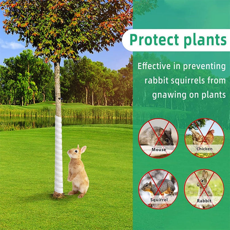 Plant Trunk Protector Garden Anti Nibbling Plastic Protective Cover
