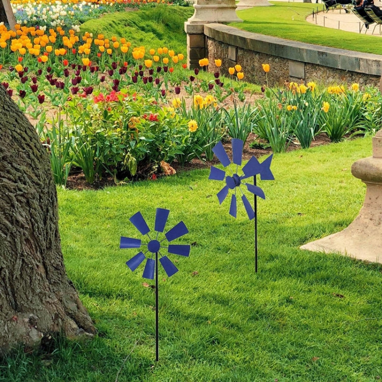 Landscape Craft Rotating Windmill Ornament Outdoor Rustic Garden Decoration Inserts