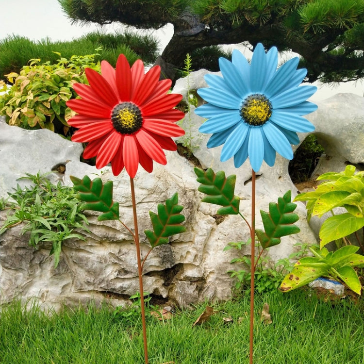 Outdoor Lawn Garden Landscape Arrangement Decorative Iron Flower Inserts