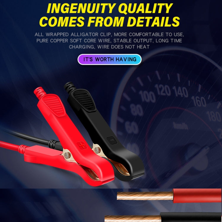 ANHTCzyx 12V/24V 6-180AH 7-Stage Smart Car Motorcycle Battery Charger