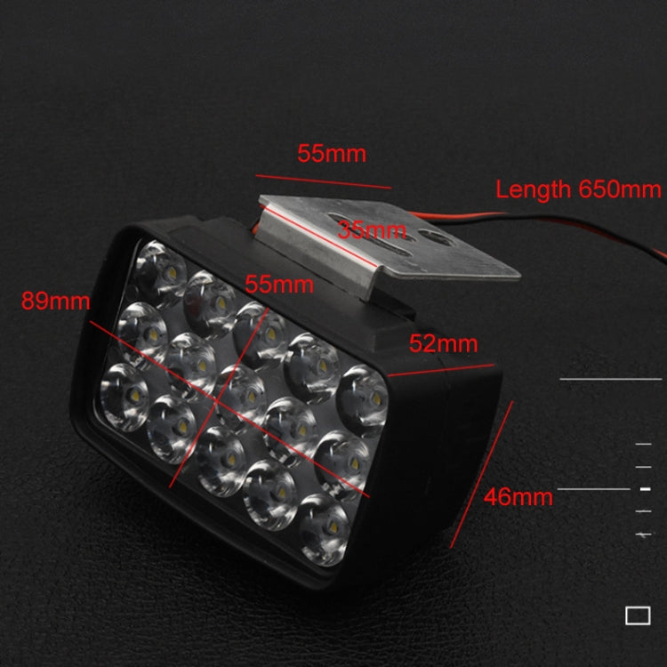 15W Electric Motorcycle External Strong LED Headlight