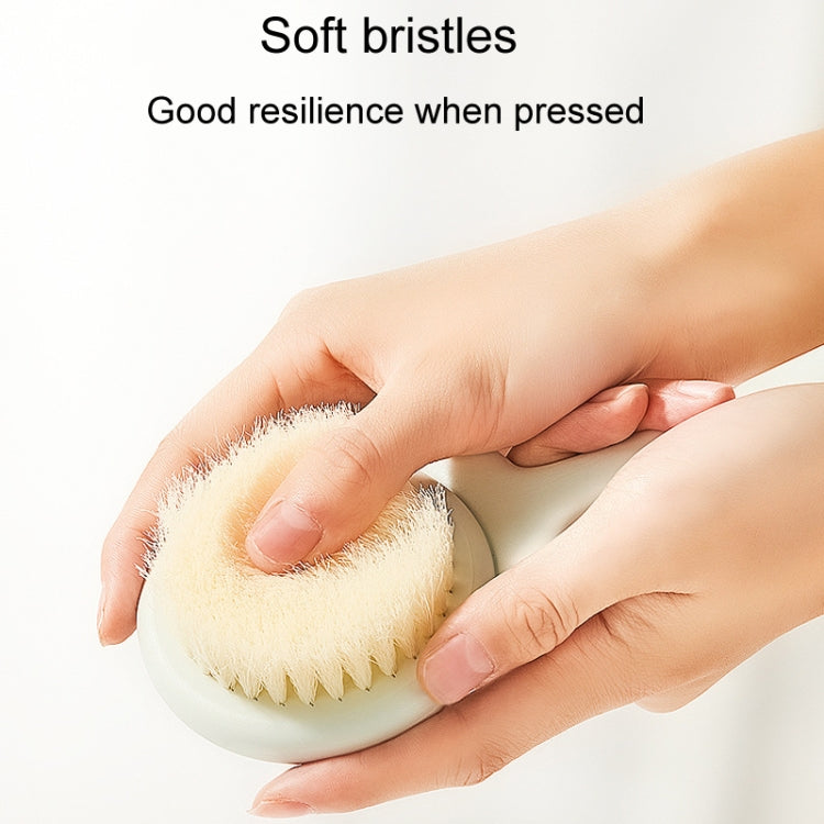 Household Bathroom Long Handle Soft Bristle Flower Shower Brush