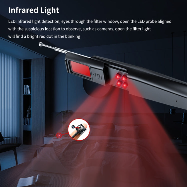 Hidden Camera Detector GPS Tracker Detector 5 Levels Sensitivity Adjustable