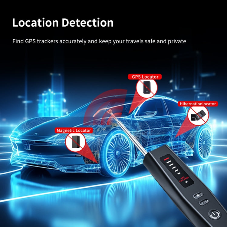 Hidden Camera Detector GPS Tracker Detector 5 Levels Sensitivity Adjustable