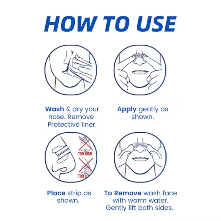 66 X 19mm Nasal Strips To Improve Sleep, Reduce Snoring And Relieve Nose Congestion