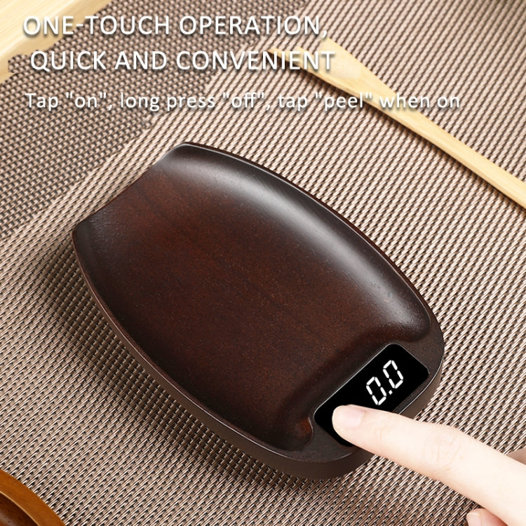100g/0.1g   Wood Electronic Tea Coffee Scale Kitchen Bar Scale