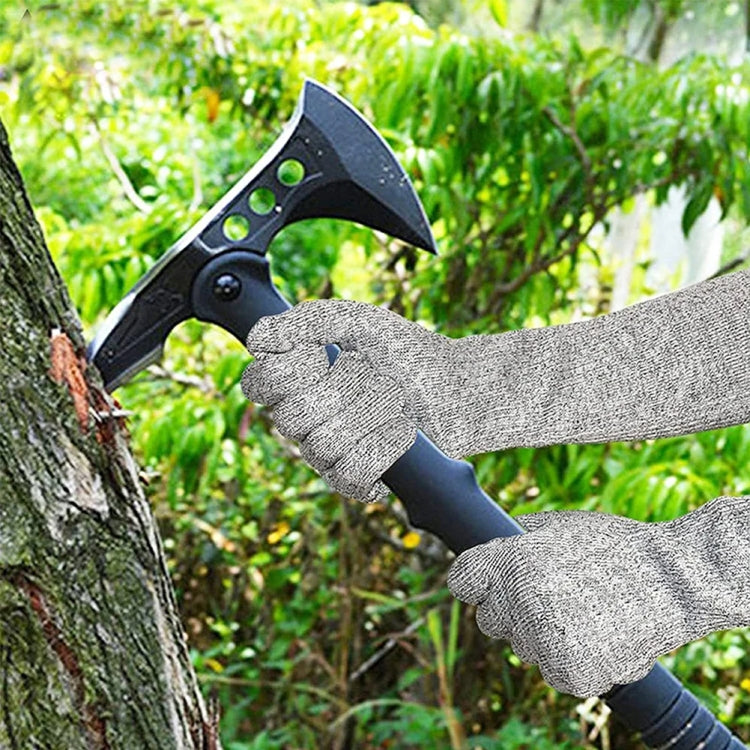 1pair Extended Anti-Cut Sleeve Gloves HPPE Anti-Scratch Arm Guard Anti-Bite Labour Gloves