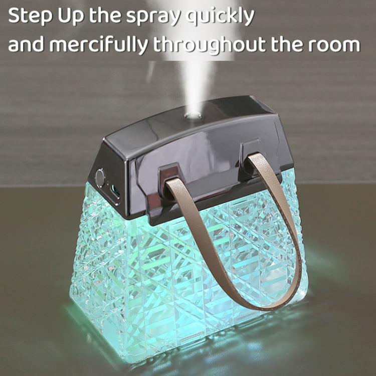 Desktop Small Crystal Bag Humidifier Aroma Ambient Lighting