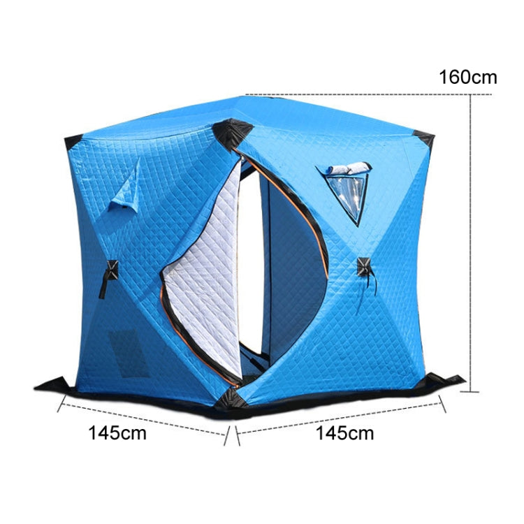 Winter Warm Windproof Fishing Tent Thickened Camping Tent