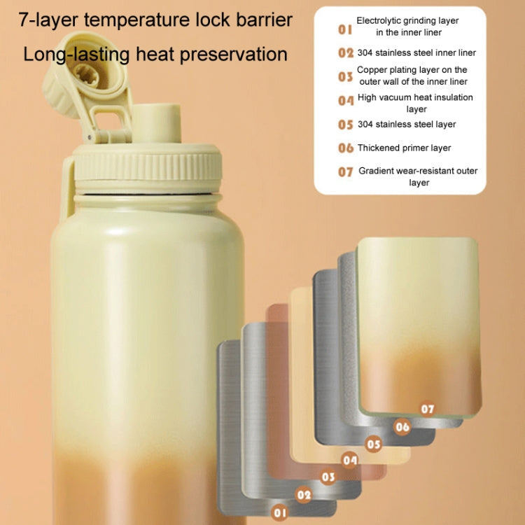 304 Stainless Steel Insulated Cup Large Capacity Thermos Bottle Vacuum Outdoor Portable Sports Kettle