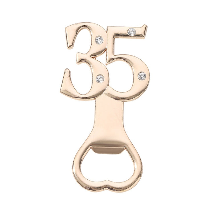 Digital Shape Wedding Party Manual Bottle Opener Beer Drinks Driver