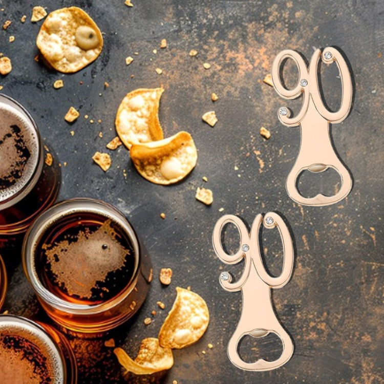 Digital Shape Wedding Party Manual Bottle Opener Beer Drinks Driver