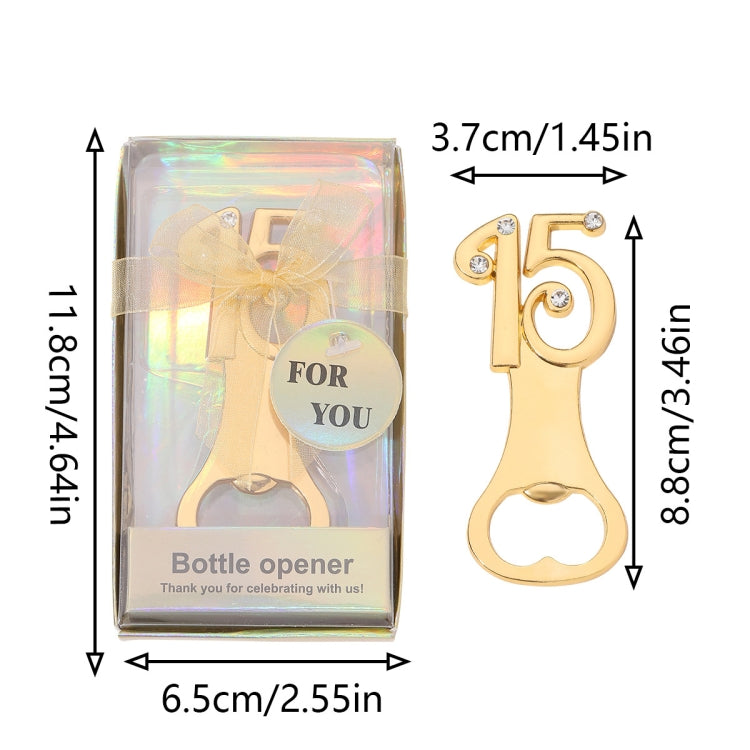 Digital Shape Wedding Party Manual Bottle Opener Beer Drinks Driver