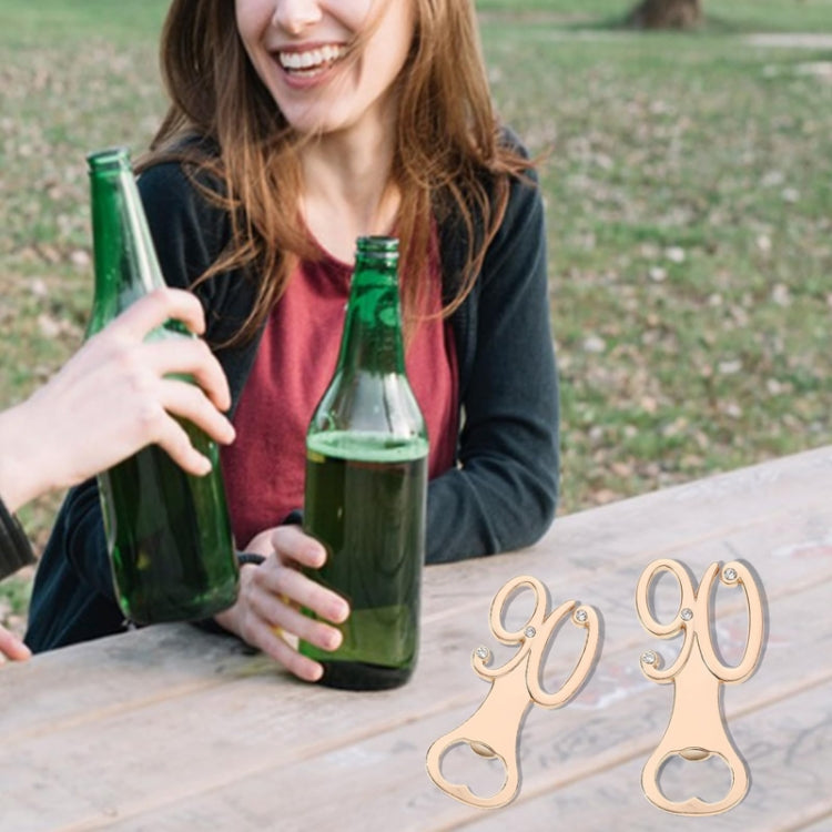 Digital Shape Wedding Party Manual Bottle Opener Beer Drinks Driver