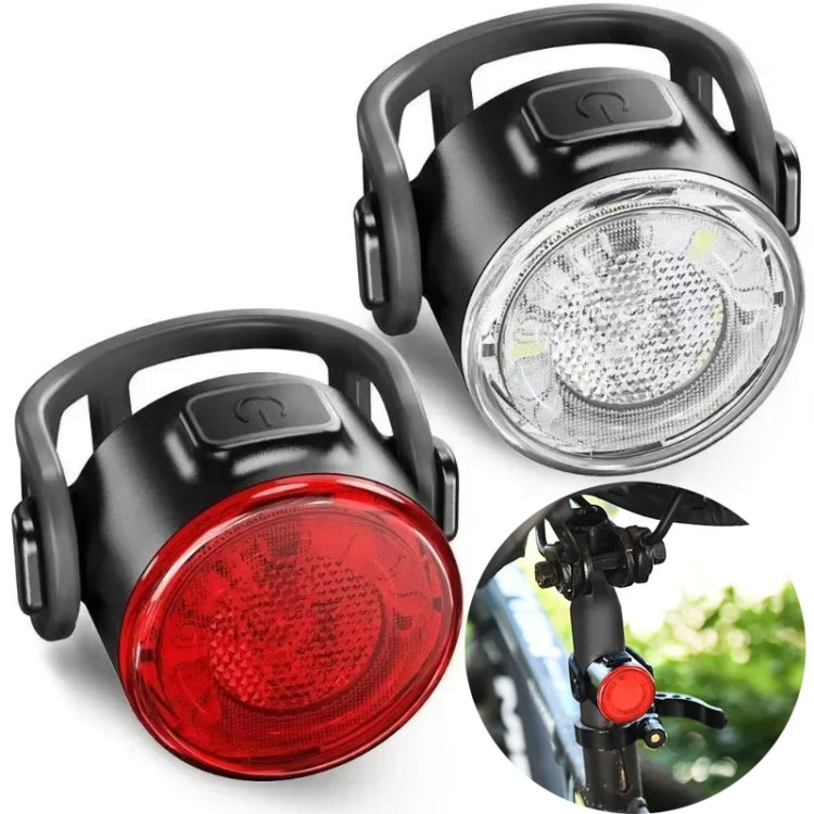 USB High Bright Bicycle Tail Light MTB Headlight Night Riding Safety Warning Light Cycling Equipment
