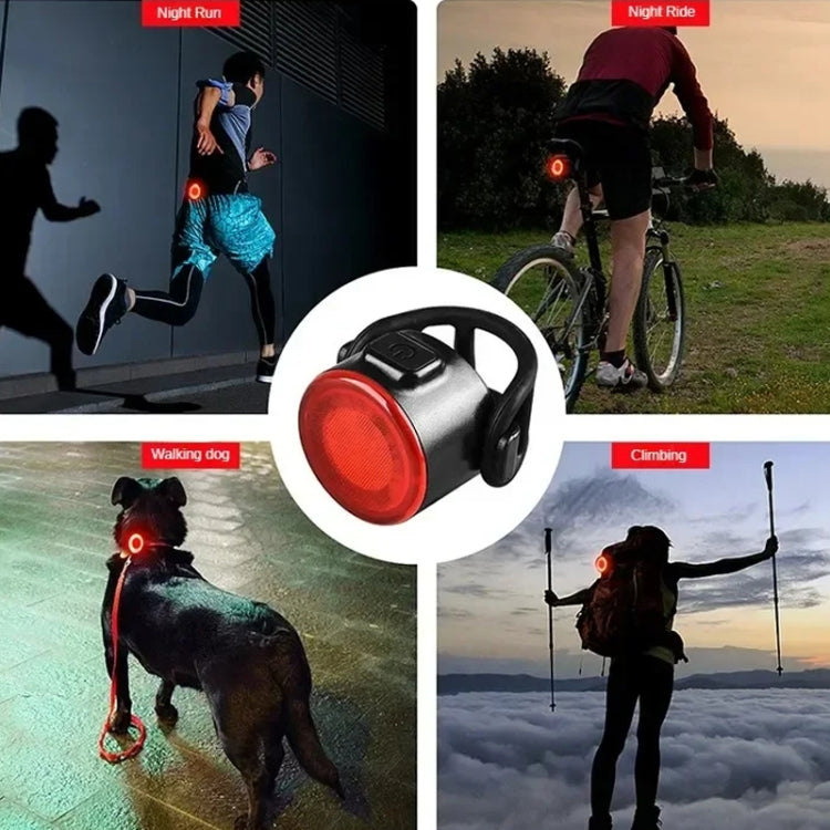 USB High Bright Bicycle Tail Light MTB Headlight Night Riding Safety Warning Light Cycling Equipment