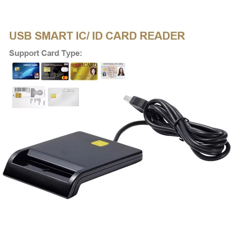 USB 2.0 IC Card / Bank Card / ID Card / SD Card Smart Reader