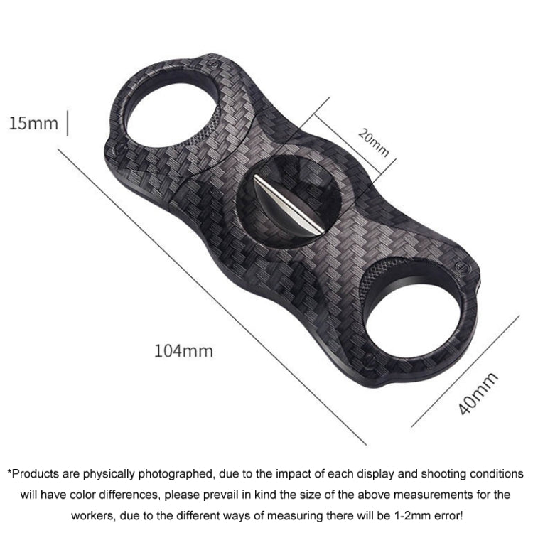 Portable Cigar Scissors Double Blade Stainless Steel V Cigar Cutter Tool