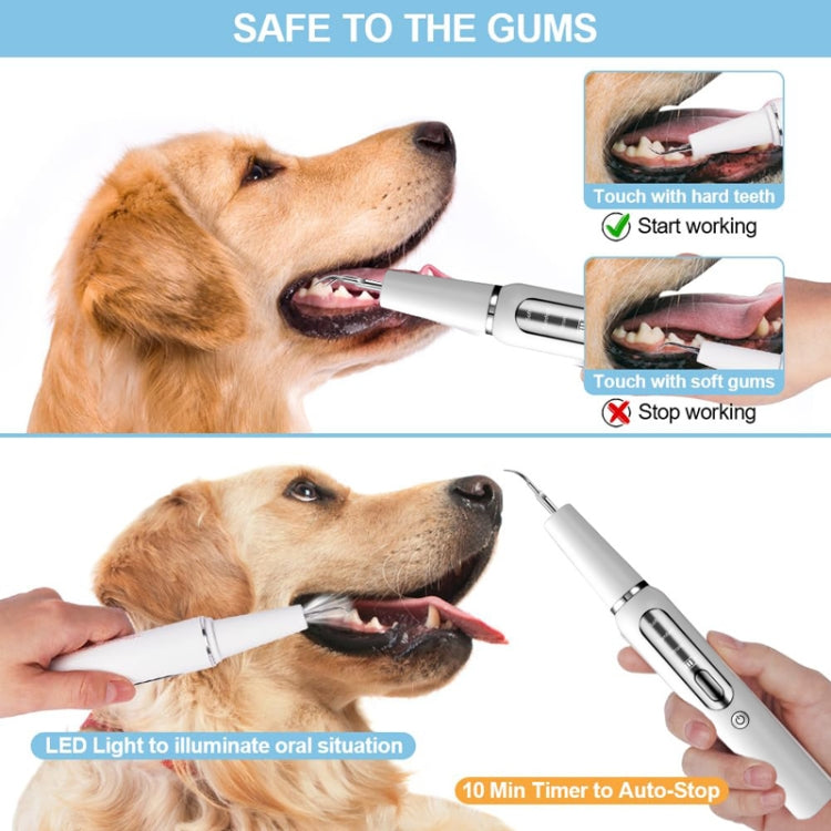Pet Ultrasonic Teeth Cleaner Dog Electric Teeth Cleaning Tool Home Dentistry Tartar Remover
